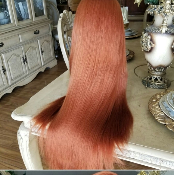 Copper Red Beauty Lace Front Wig - Picture 4 of 7